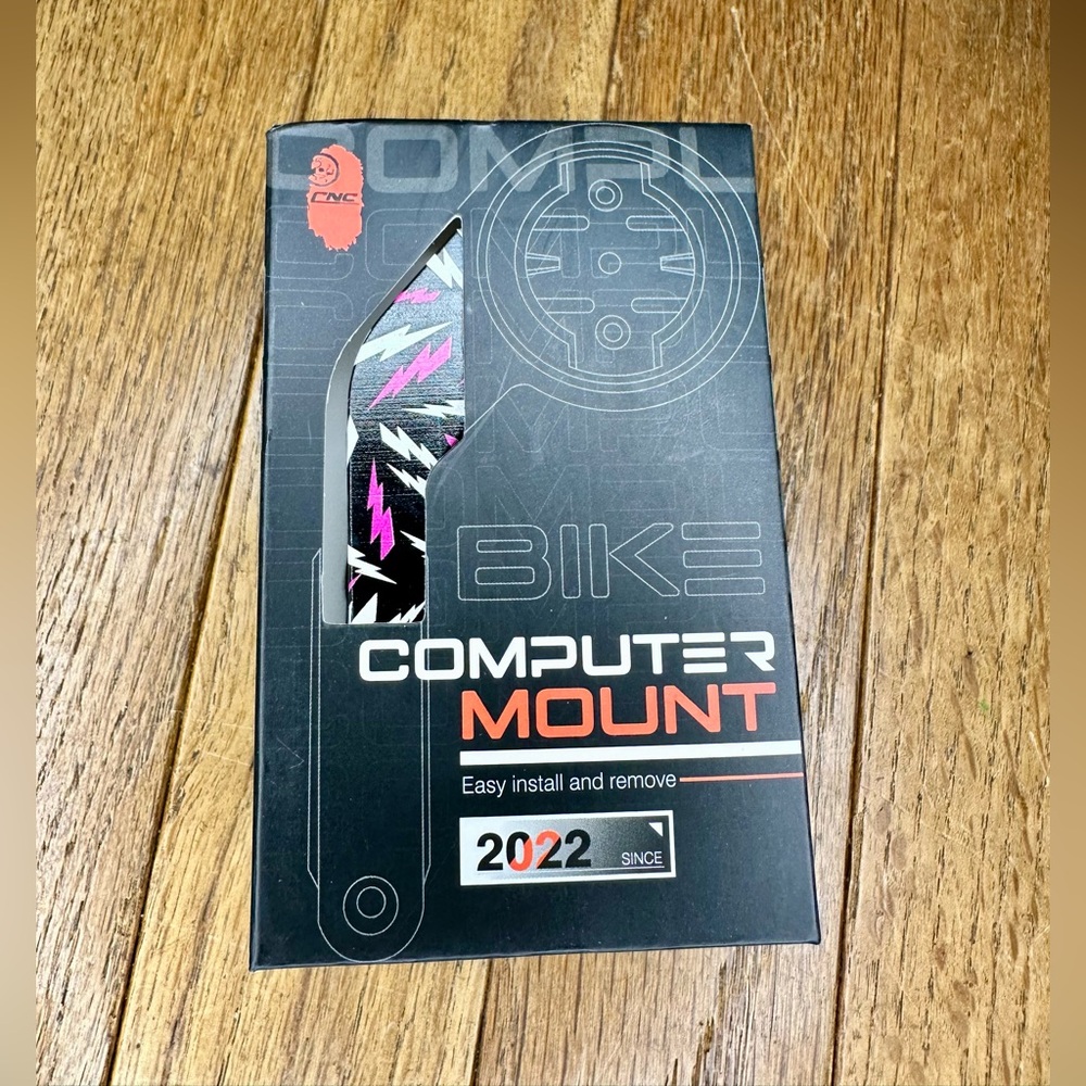 Garmin Black and Pink Bike Computer Mount